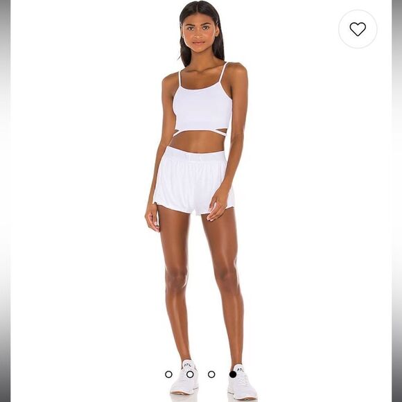 NWT ALALA Terry Short in White Large Revolve - Picture 13 of 14